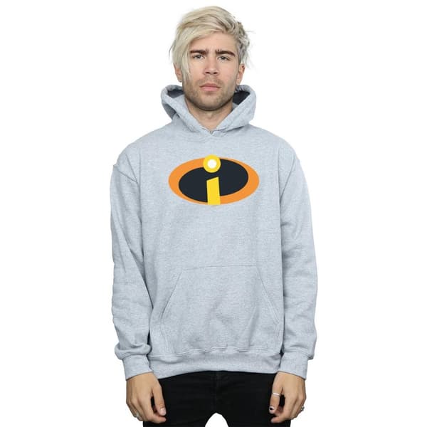 Disney Mens The Incredibles Costume Logo Hoodie