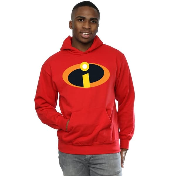 Disney Mens The Incredibles Costume Logo Hoodie