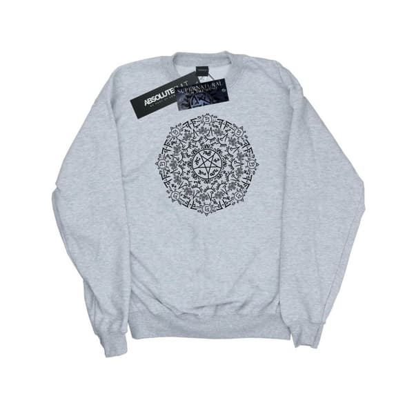 Supernatural Womens/Ladies Symbol Circle Sweatshirt