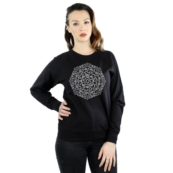 Supernatural Womens/Ladies Symbol Circle Sweatshirt