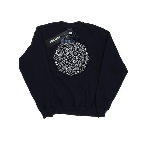 Supernatural Womens/Ladies Symbol Circle Sweatshirt