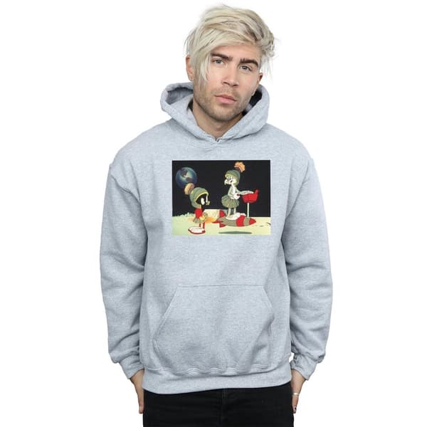 Looney Tunes Mens Bugs Bunny Spaced Hoodie
