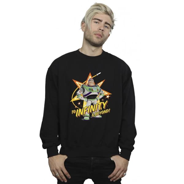 Disney Mens Toy Story Buzz To Infinity Sweatshirt