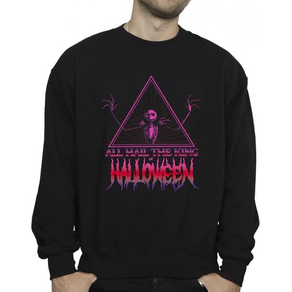 Disney Mens The Nightmare Before Christmas Halloween King Sweatshirt