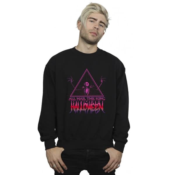 Disney Mens The Nightmare Before Christmas Halloween King Sweatshirt