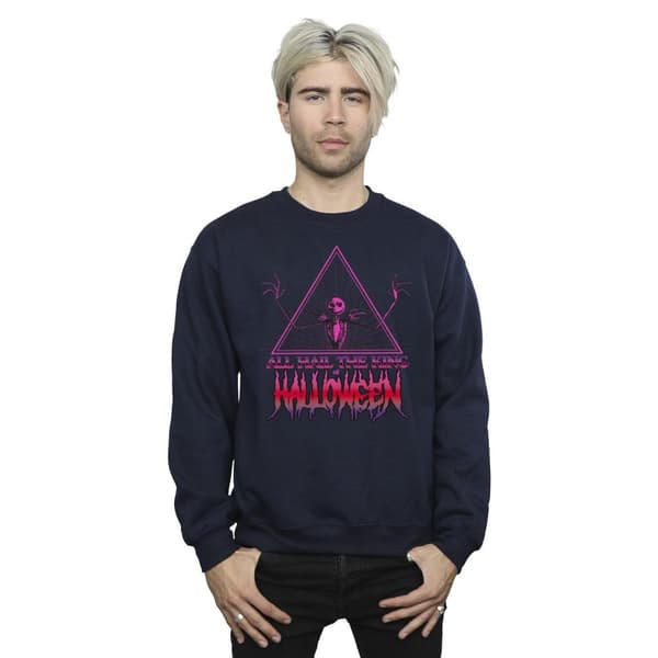Disney Mens The Nightmare Before Christmas Halloween King Sweatshirt