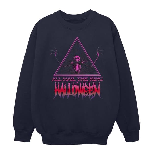Disney Mens The Nightmare Before Christmas Halloween King Sweatshirt