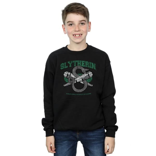Harry Potter Boys Slytherin Quidditch Emblem Sweatshirt