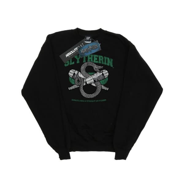 Harry Potter Boys Slytherin Quidditch Emblem Sweatshirt