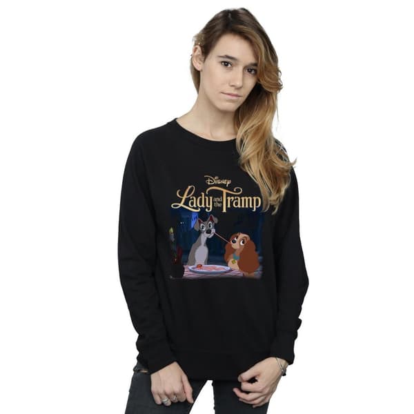 Disney Womens/Ladies Lady And The Tramp Homage Sweatshirt
