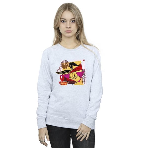 Looney Tunes Womens/Ladies Bugs Rabbit New Year Sweatshirt