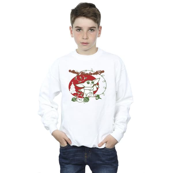 Star Wars The Mandalorian Boys Baby Yoda Force Be With You Sweatshirt
