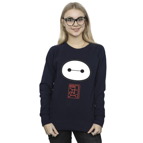 Disney Womens/Ladies Big Hero 6 Baymax Icon Sweatshirt