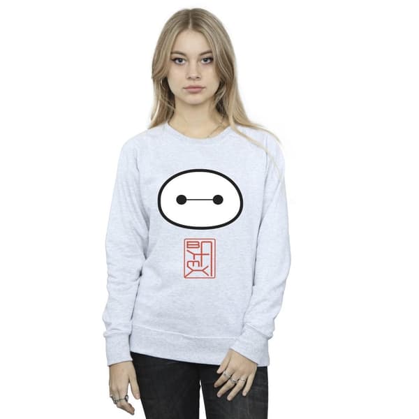 Disney Womens/Ladies Big Hero 6 Baymax Icon Sweatshirt