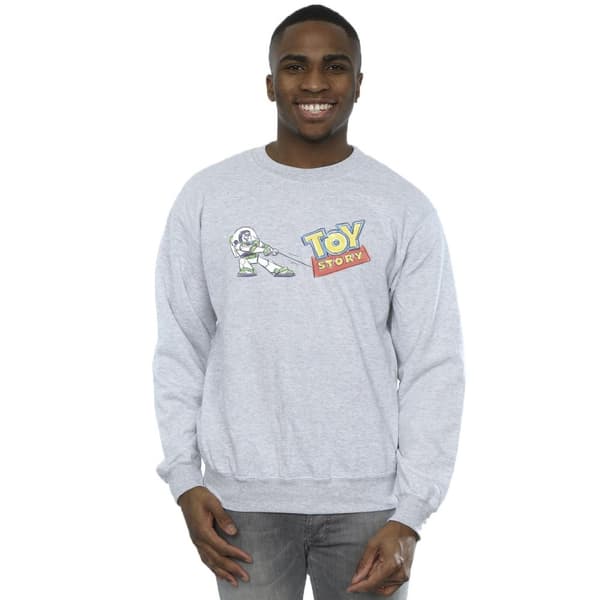 Disney Herr Toy Story Buzz Pulling Logo Sweatshirt