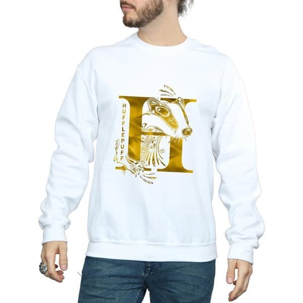 Harry Potter Mens Hufflepuff Badger Sweatshirt