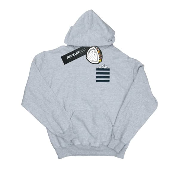 Looney Tunes Womens/Ladies Taz Stripes Faux Pocket Hoodie