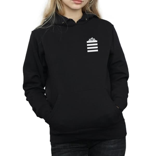 Looney Tunes Womens/Ladies Taz Stripes Faux Pocket Hoodie