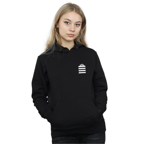 Looney Tunes Womens/Ladies Taz Stripes Faux Pocket Hoodie