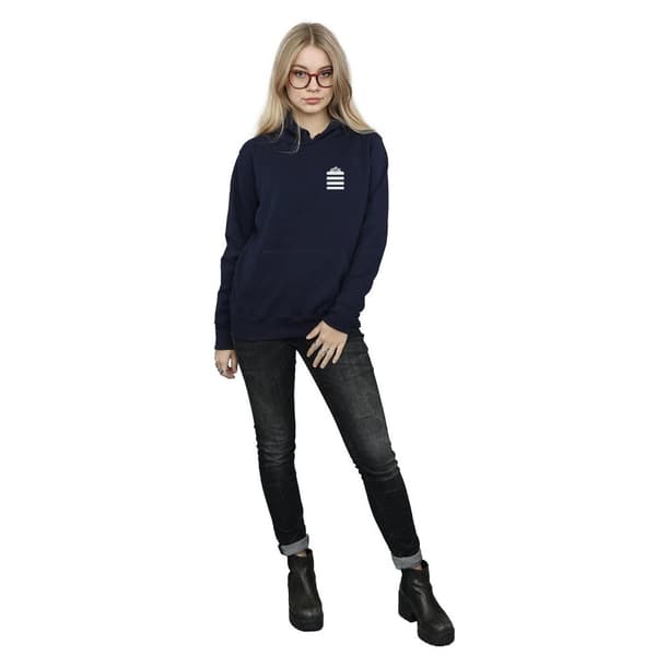 Looney Tunes Womens/Ladies Taz Stripes Faux Pocket Hoodie