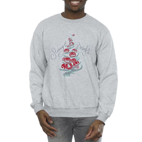 Disney Mens The Nightmare Before Christmas Scary & Bright Sweatshirt