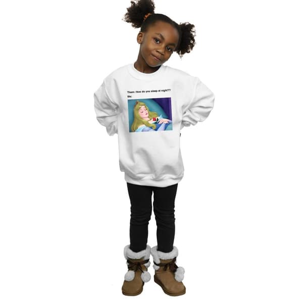 Disney Girls Sleeping Beauty Meme Sweatshirt