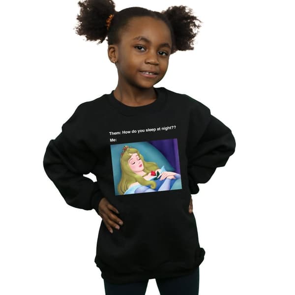 Disney Girls Sleeping Beauty Meme Sweatshirt