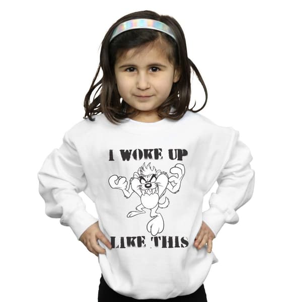 Looney Tunes Girls Taz I Woke Up Like This Sweatshirt