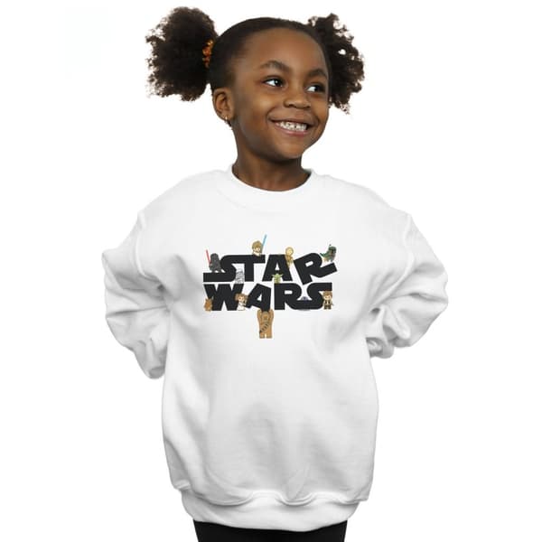 Star Wars Girls Kiddie Logo Sweatshirt