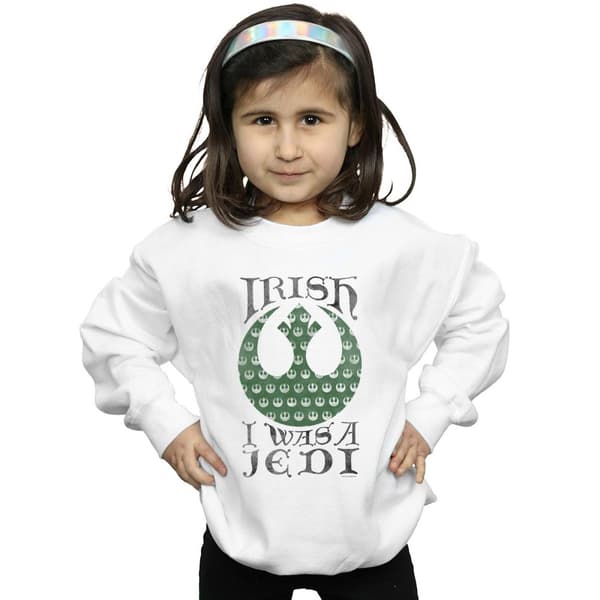 Star Wars Irländsk I Was A Jedi Sweatshirt för flickor