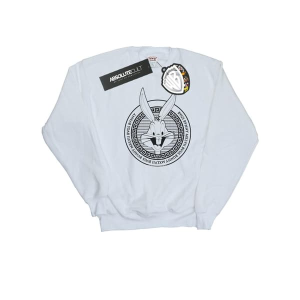 Looney Tunes Girls Bugs Bunny Greek Circle Sweatshirt