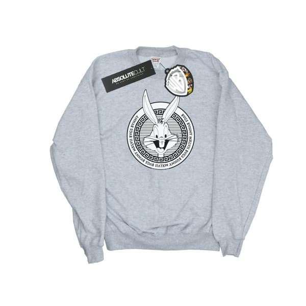 Looney Tunes Girls Bugs Bunny Greek Circle Sweatshirt