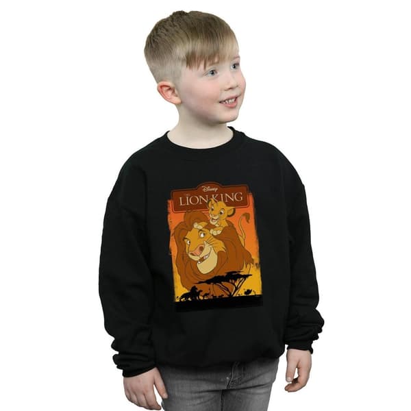 Disney Pojkar Lejonkungen Simba och Mufasa Sweatshirt