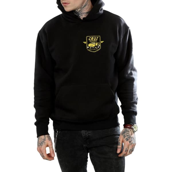 Disney Herr Cars Cruz Ramirez Hoodie med logotyp och fuskficka