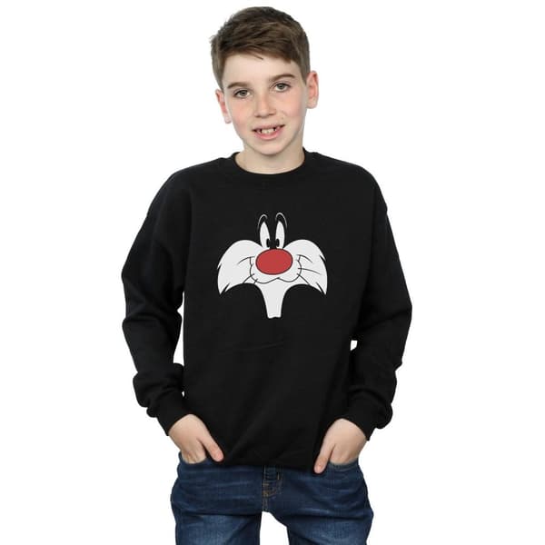Looney Tunes Sylvester Big Face-tröja för pojkar