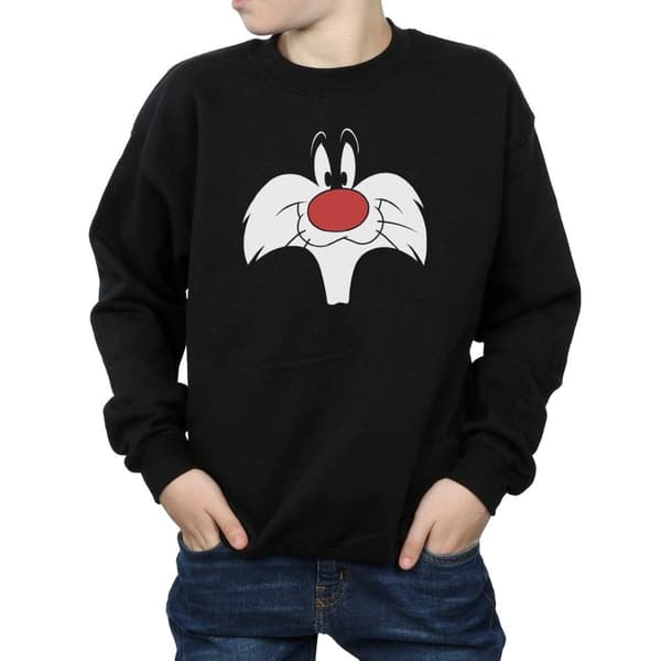 Looney Tunes Sylvester Big Face-tröja för pojkar