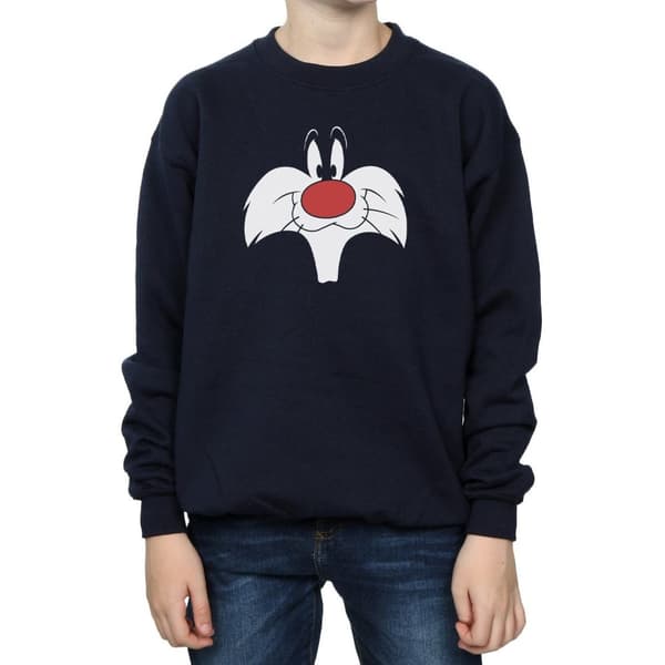 Looney Tunes Sylvester Big Face-tröja för pojkar