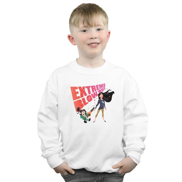 Disney Pojkar Wreck It Ralph Pocahontas And Vanellope Sweatshirt