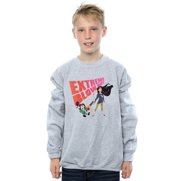 Disney Pojkar Wreck It Ralph Pocahontas And Vanellope Sweatshirt