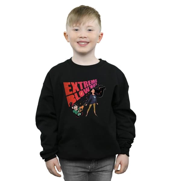 Disney Pojkar Wreck It Ralph Pocahontas And Vanellope Sweatshirt