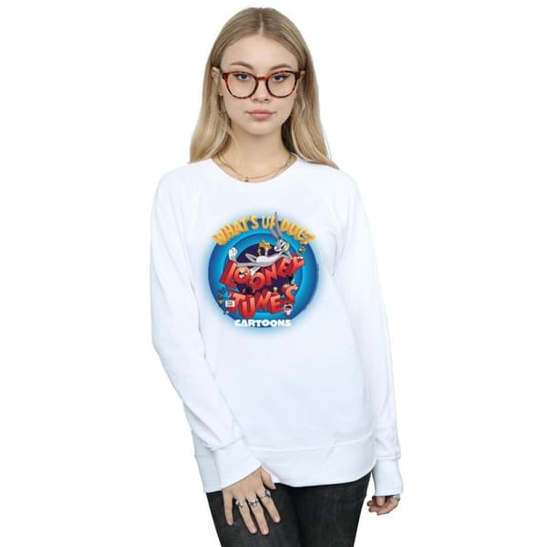 Looney Tunes Womens/Ladies Cartoons What´s Up Doc Circle Sweatshirt