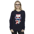 Miniatyrbild 3 av 4: Disney Dam/Tjej Lilo & Stitch Santa´s Here Sweatshirt