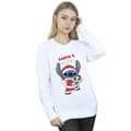Miniatyrbild 2 av 3: Disney Dam/Tjej Lilo & Stitch Santa´s Here Sweatshirt