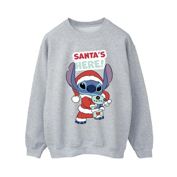 Disney Dam/Tjej Lilo & Stitch Santa´s Here Sweatshirt