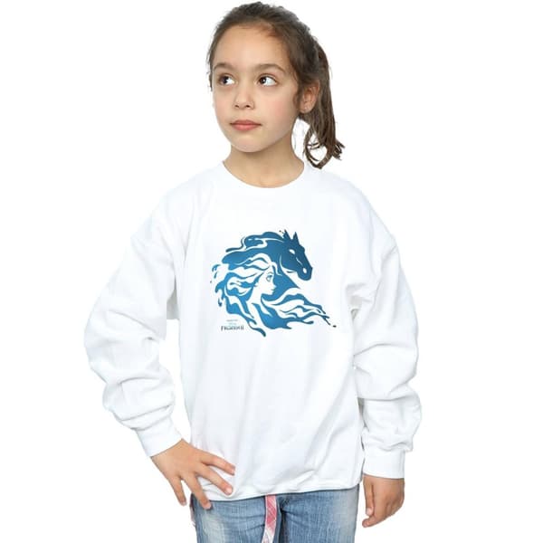 Disney Girls Frozen 2 Nokk Silhouette Sweatshirt