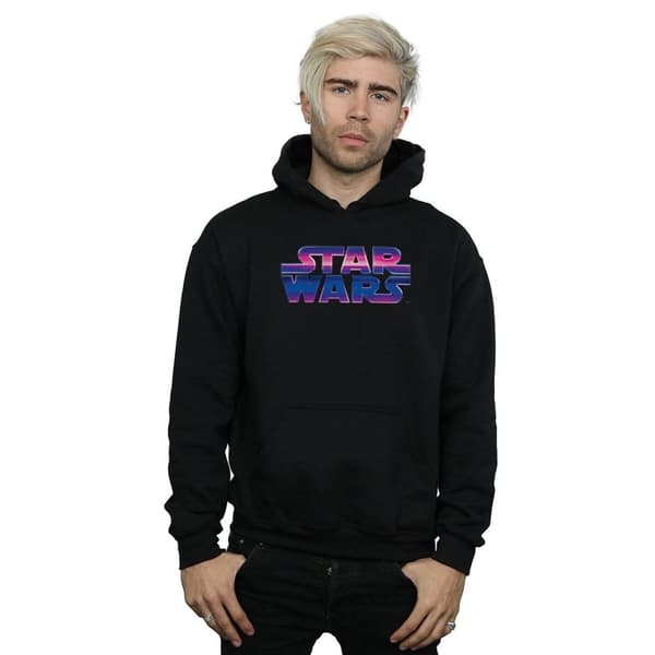 Star Wars Neon Logo Hoodie för herrar