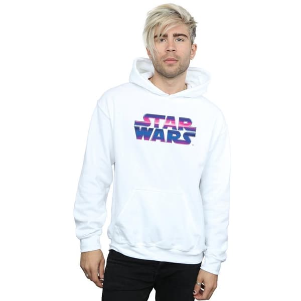 Star Wars Neon Logo Hoodie för herrar