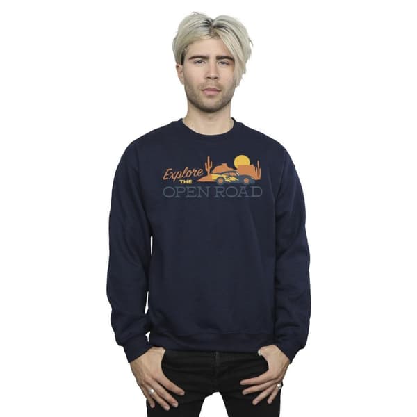 Disney Mens Cars Explore The Open Road Sweatshirt