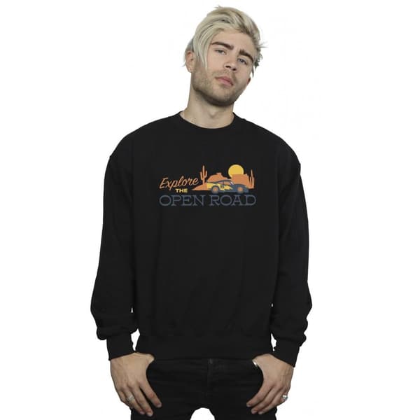 Disney Mens Cars Explore The Open Road Sweatshirt