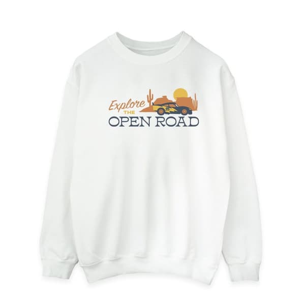 Disney Mens Cars Explore The Open Road Sweatshirt
